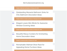 Tablet Screenshot of bermudaoceanexplorers.org